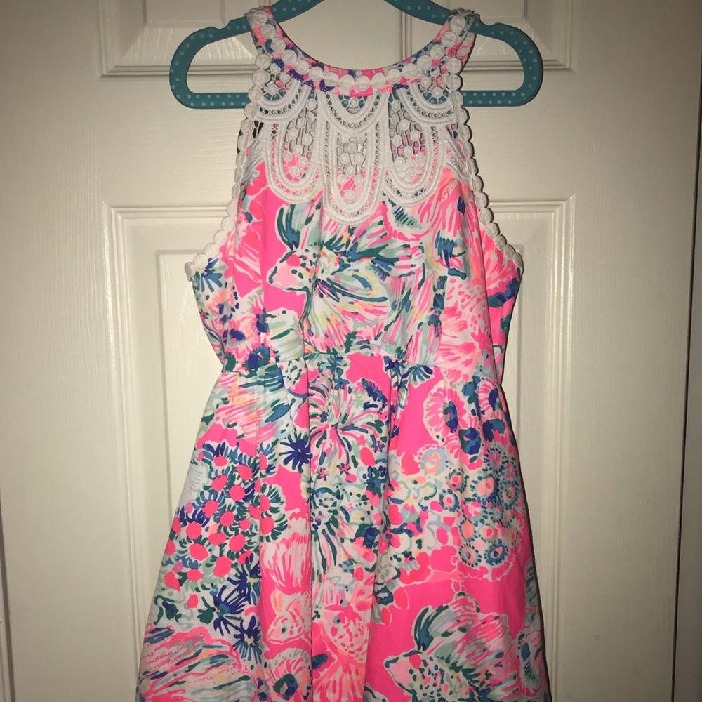 Lilly Pulitzer Girls mini Kinley dress Gypsea Pink